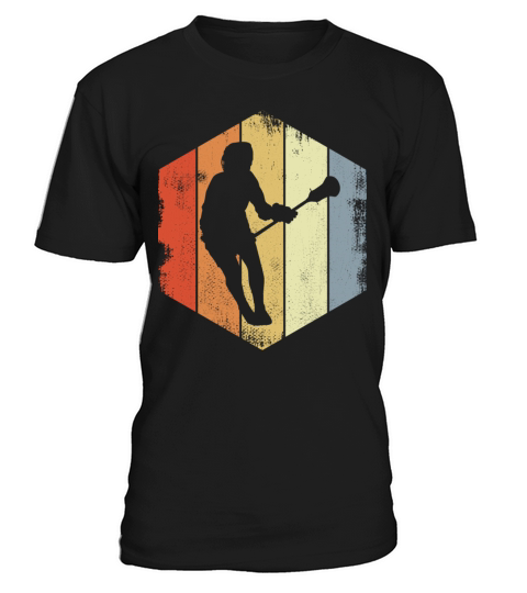 Vintage Lacrosse Player T-Shirt Unisex