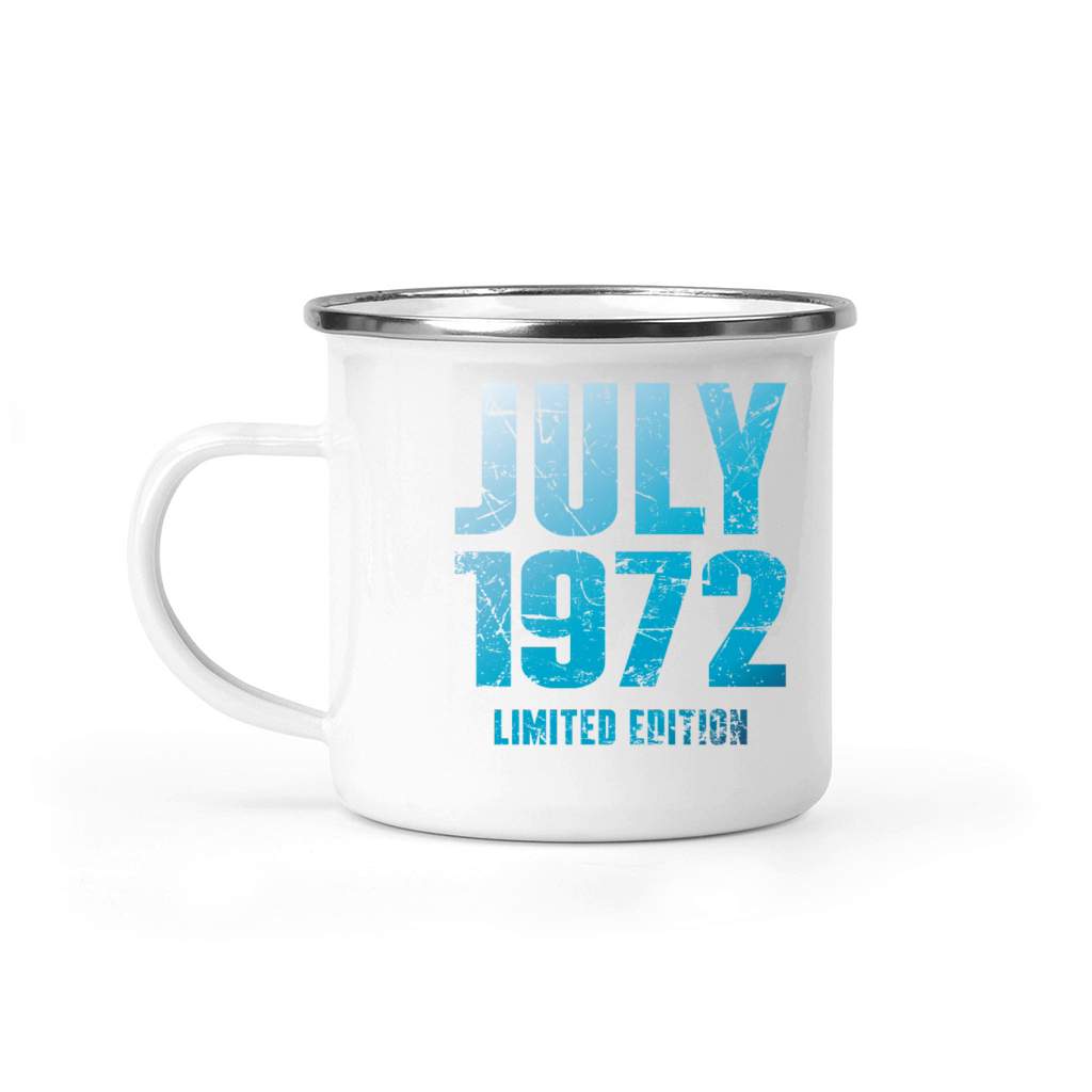 July 1972 Limited Edition Birthday Present Camping Mug