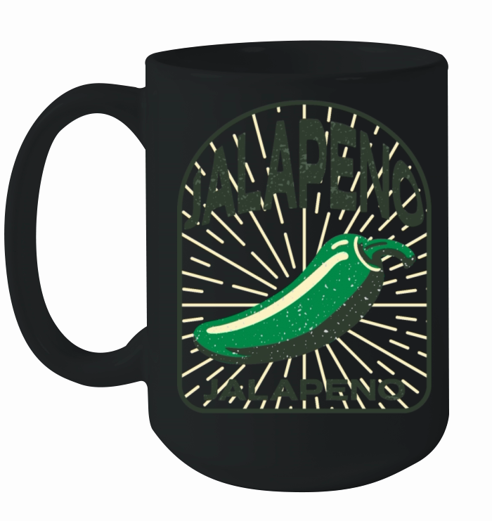 Vintage Jalapeno Inspired Design Ceramic Mug
