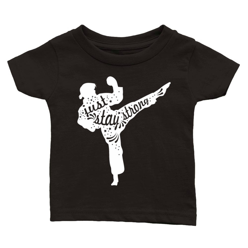 Karate Girl Classic Baby Crewneck T-shirt
