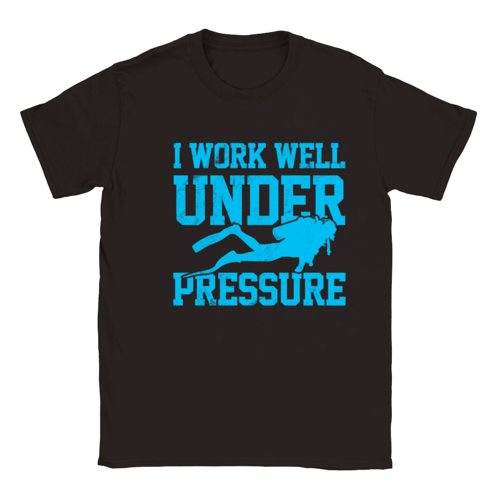 Scuba Diving Funny Vintage Diver Gift Classic Kids Crewneck T-shirt