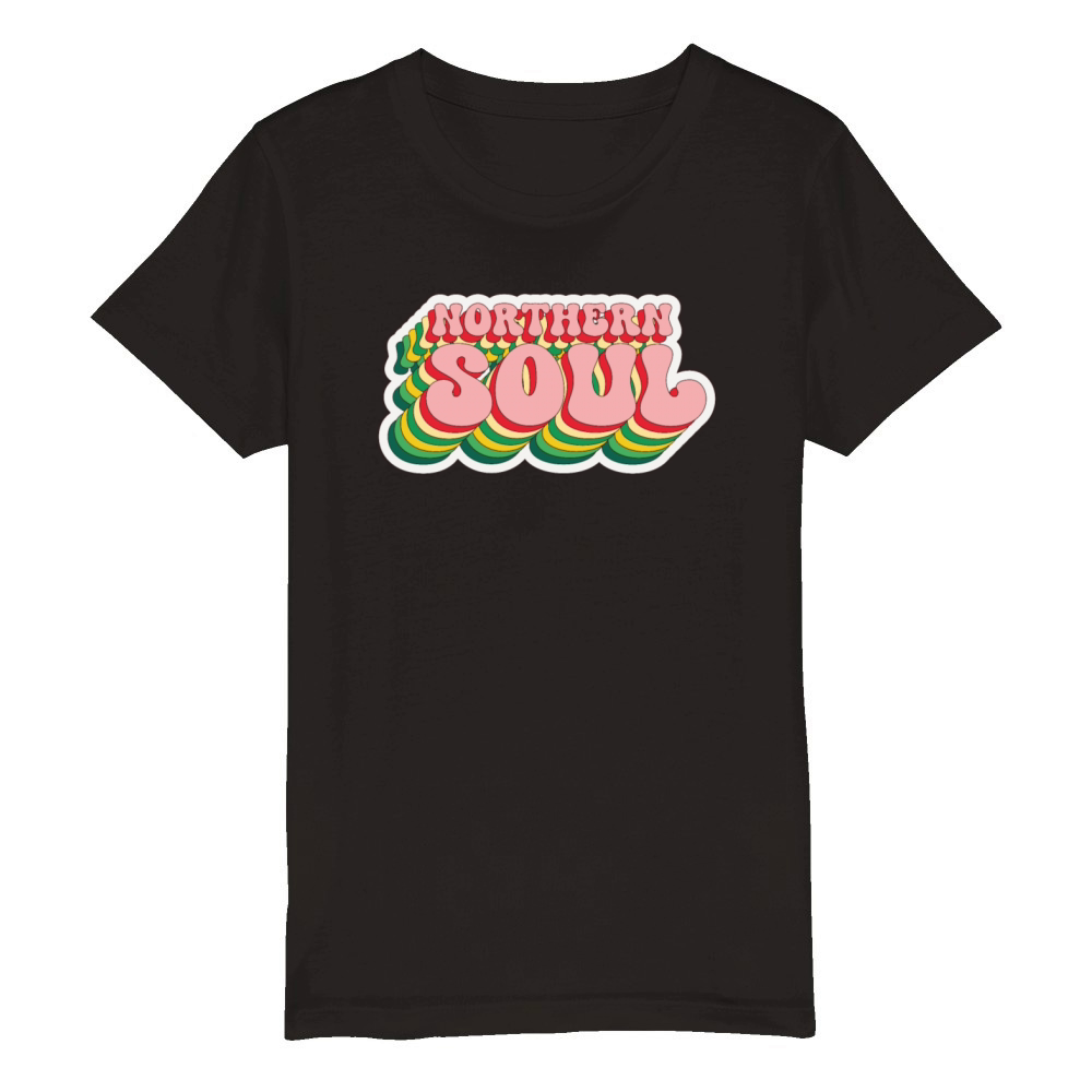 Northern Soul Music Organic Kids Crewneck T-shirt