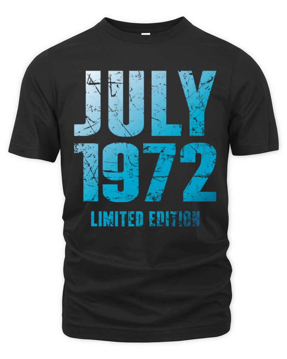 July 1972 Limited Edition Birthday Present Organic Unisex T-shirt
