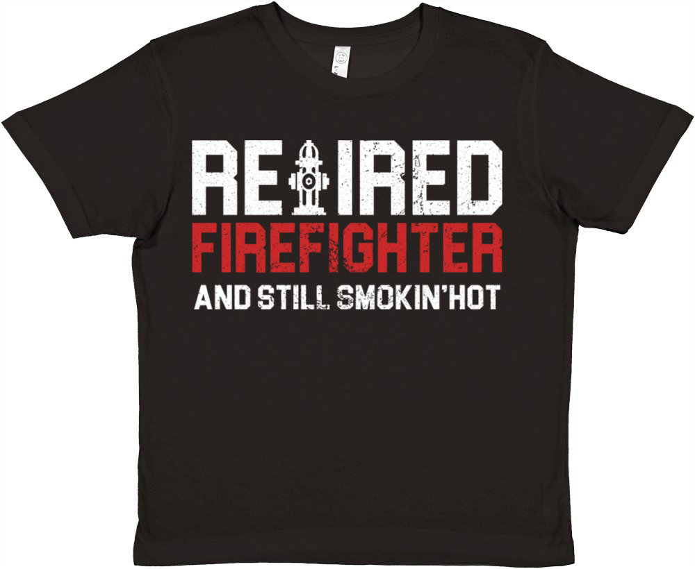 retired firefighter and still smokin Premium Kids Crewneck T-shirt