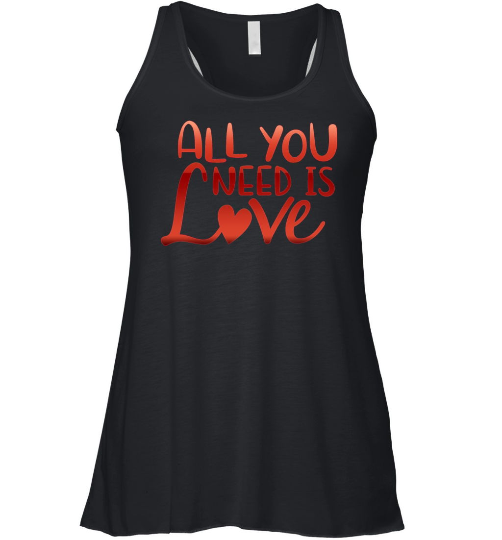 all you need is love Women's Flowy Tank Top