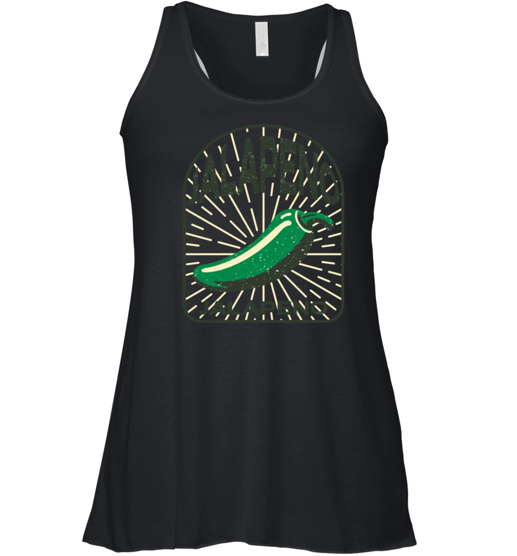 Vintage Jalapeno Inspired Design Women's Flowy Tank Top