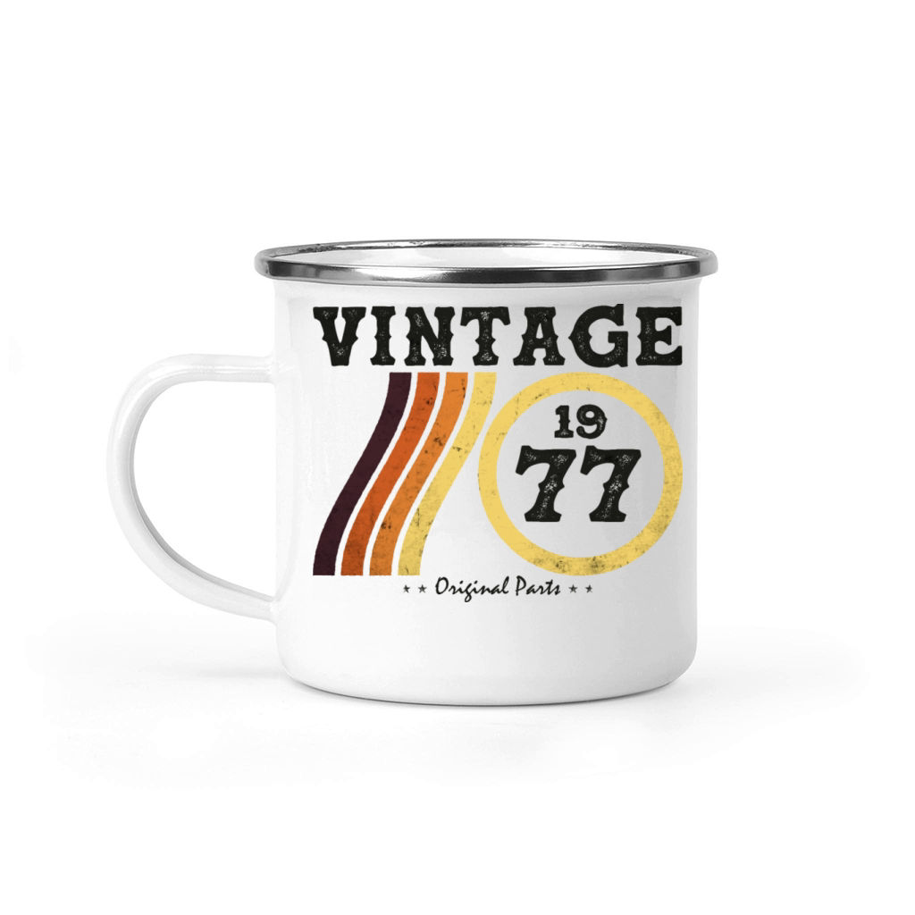Limited Edition Retro Classic 47 Years Old Camping Mug
