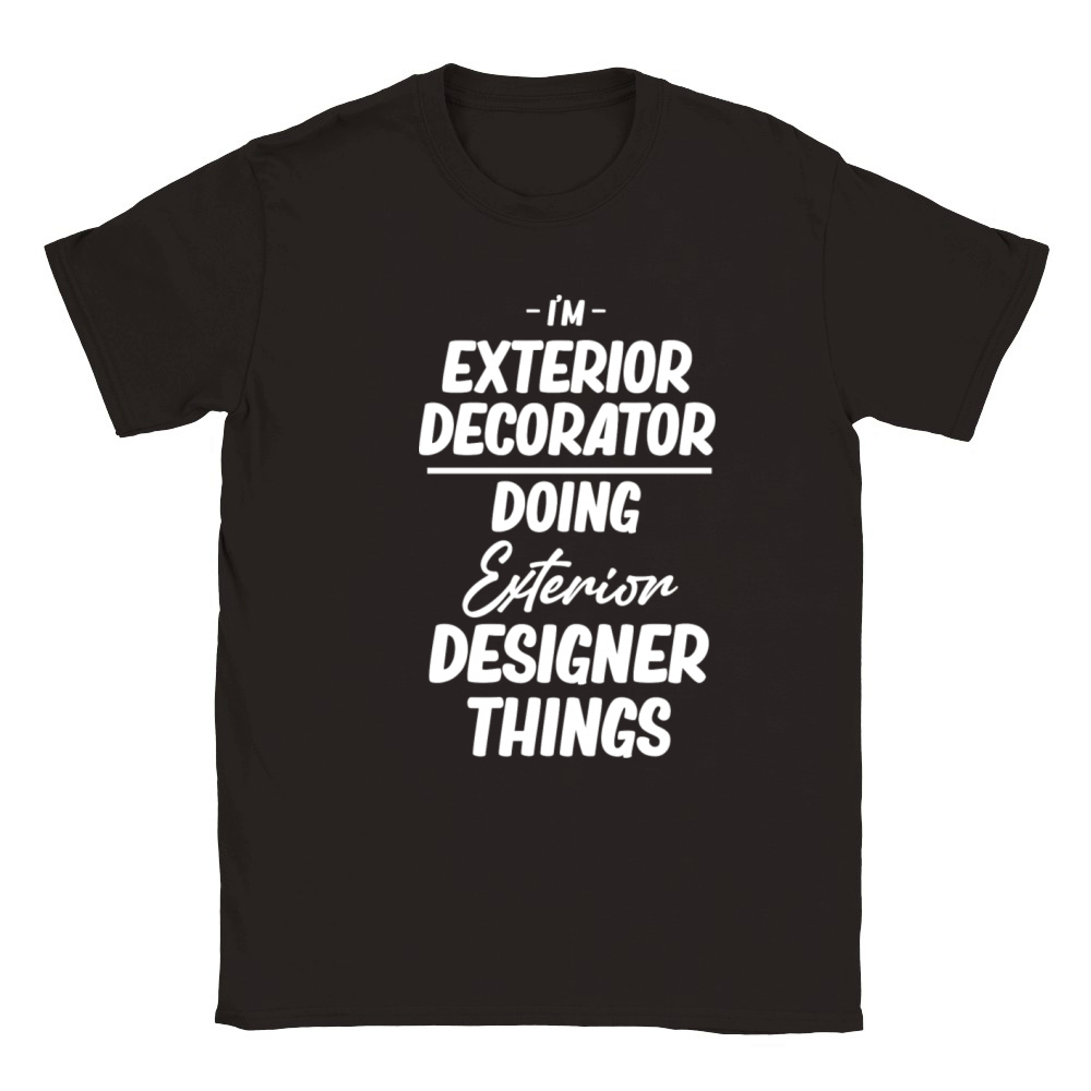 Im Exterior Designer Doing Exterior Designer Classic Kids Crewneck T-shirt