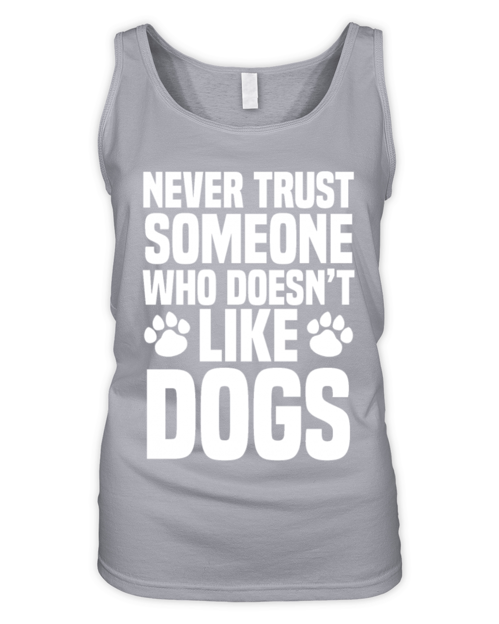 Dont trust cat person Organic Women's Tank Top