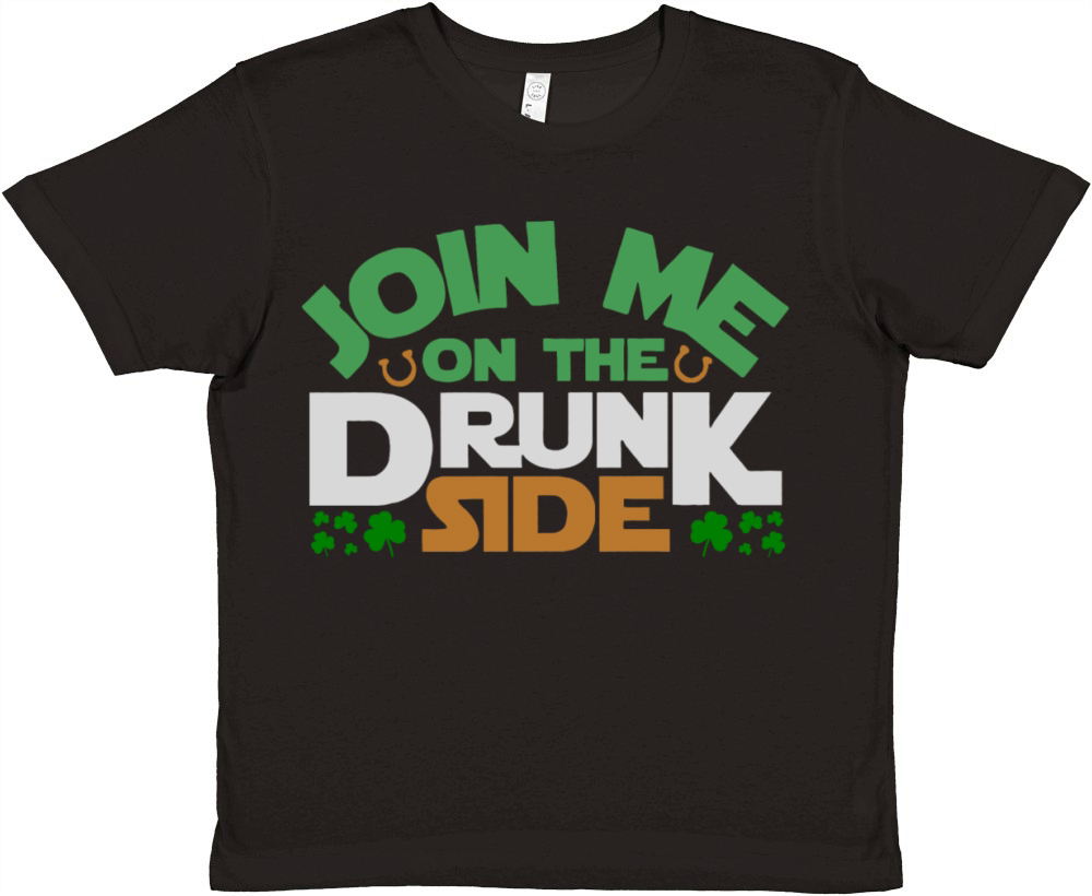 join me on the drunk Premium Kids Crewneck T-shirt