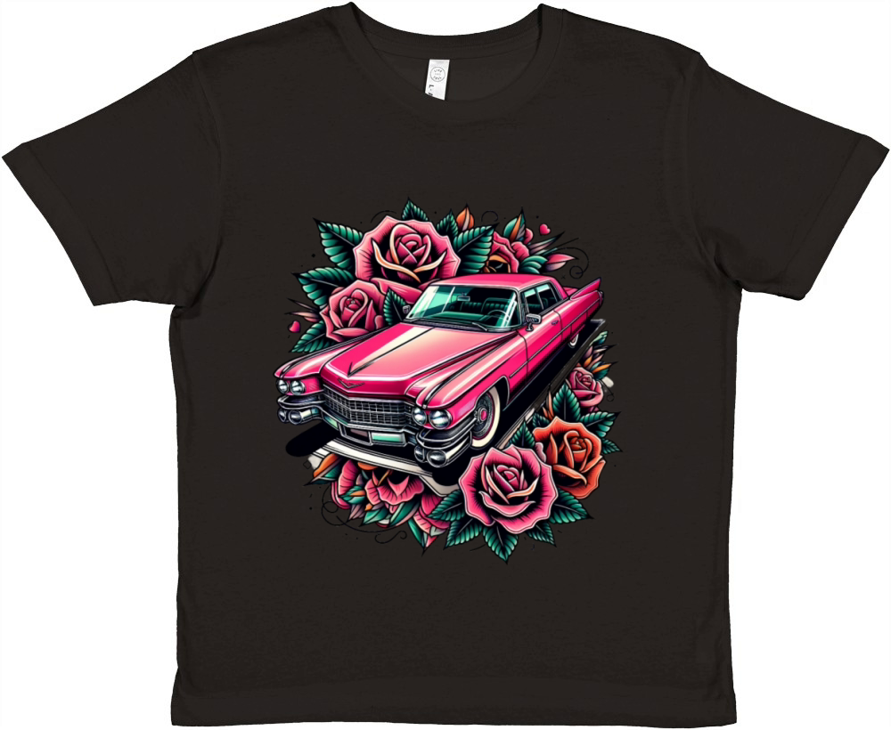 Pink cadillac Premium Kids Crewneck T-shirt