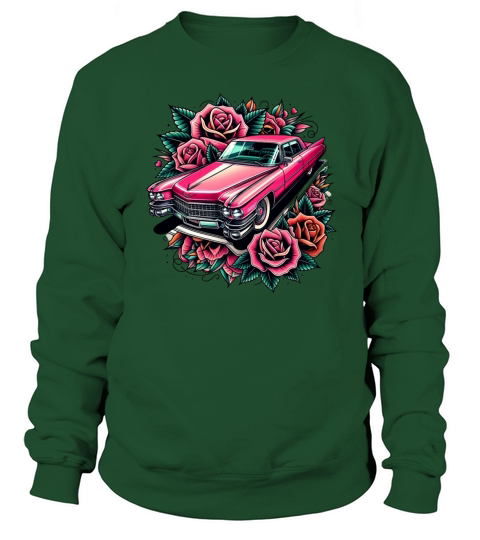 Pink cadillac Sweatshirt Unisex