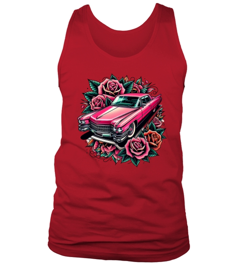 Pink cadillac Tank Top Unisex
