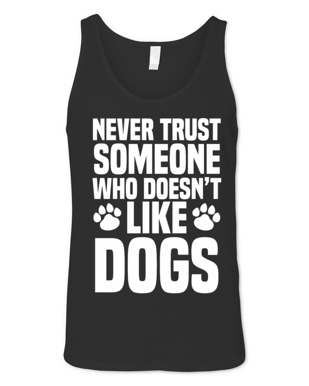 Dont trust cat person Unisex Jersey Tank