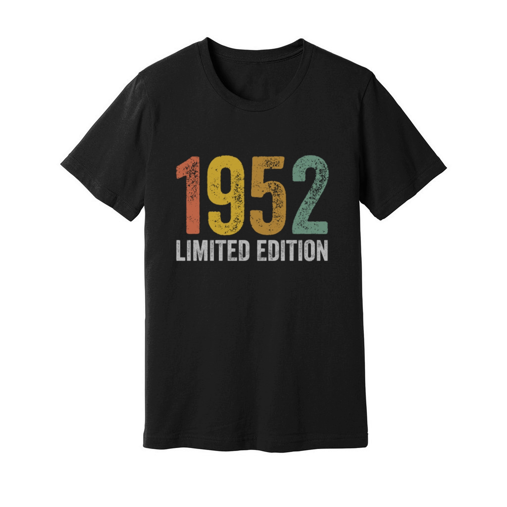 Birthday 1952 Limited Edition Unisex Jersey Tee