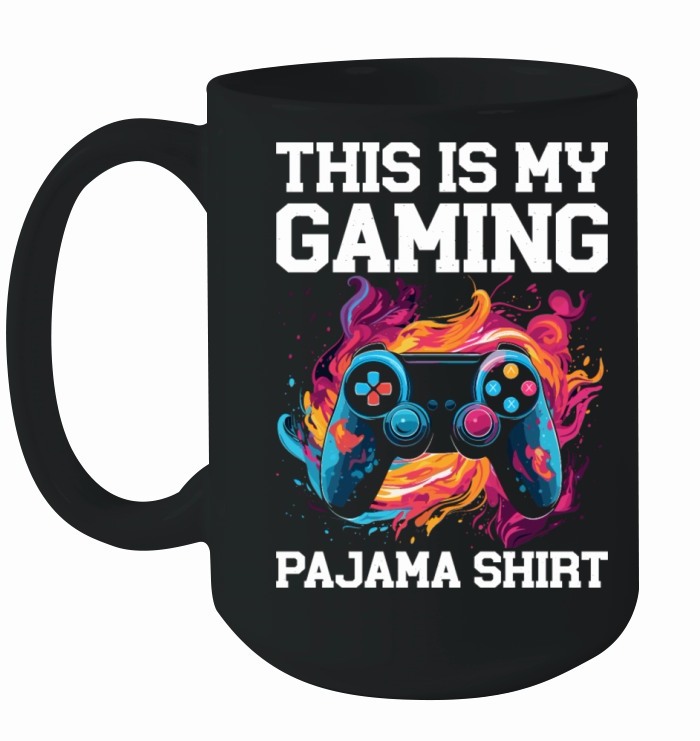 This Is My gaming Pajama Shirt Video Game Ceramic Mug
