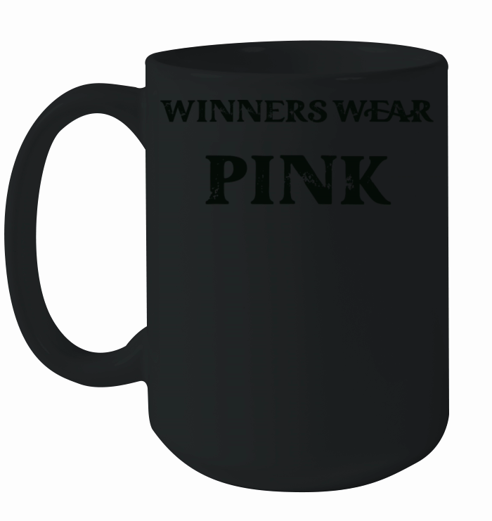 Winners Wear Pink for Nice Girls Ceramic Mug