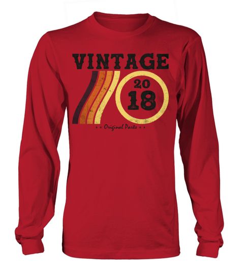 Classic Vintage 2018 - Limited Edition Retro 6 Long sleeved Unisex