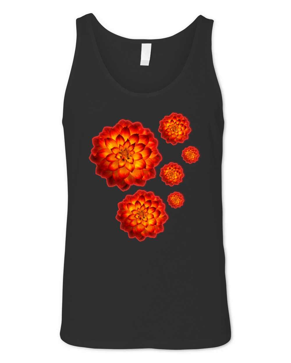 Flower design Unisex Jersey Tank