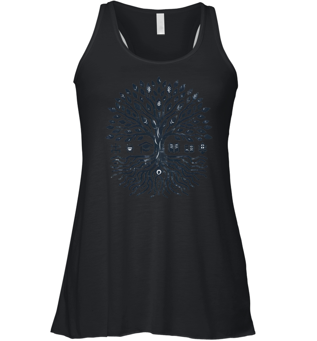 Tribal Tree Design Women's Flowy Tank Top