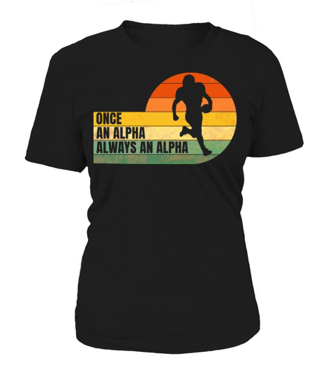 Amusing Alpha Of Cheerful Football Quote Women's T-Shirt