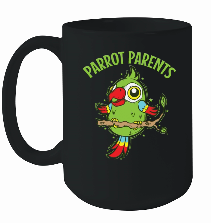 Parrot Parents Animal Bird Ceramic Mug