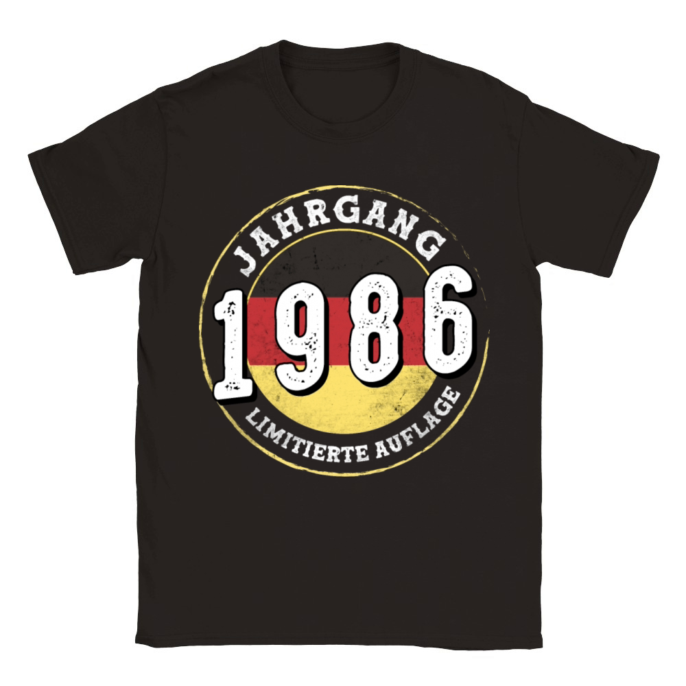 Jahrgangs 1986 38 years old Vintage 1986 Classic Kids Crewneck T-shirt