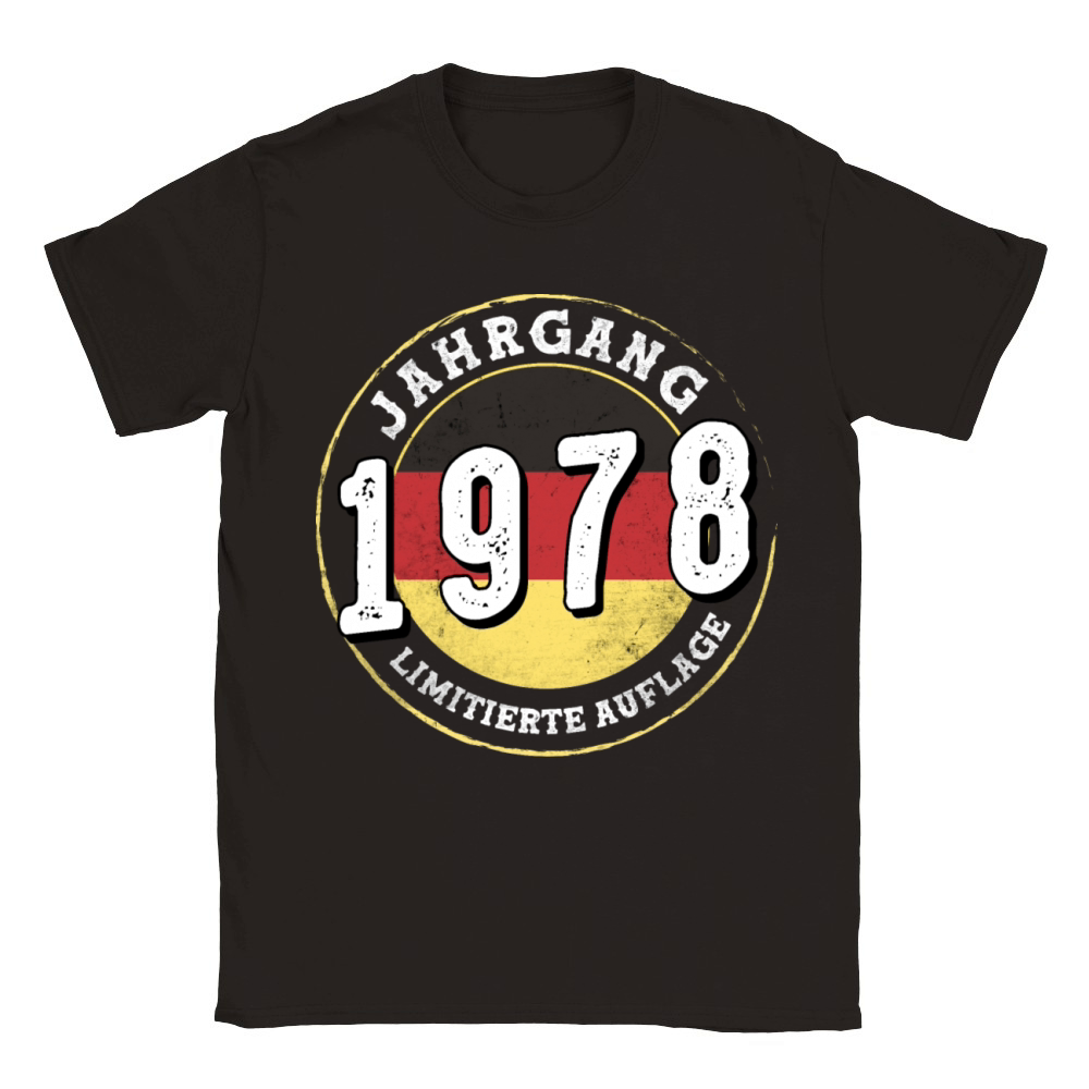 Limitierte Auflage Jahrgangs 1978 Vintage 1978 46 Classic Kids Crewneck T-shirt