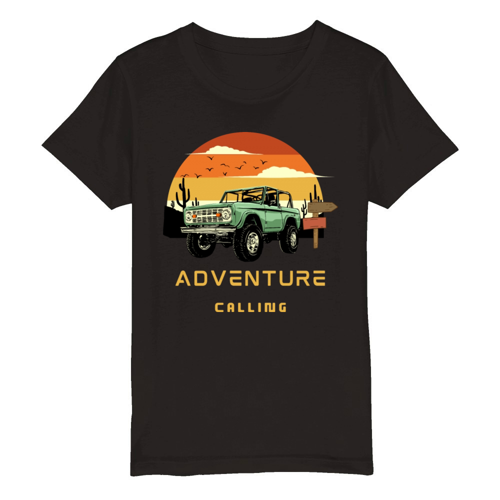 The Adventure Organic Kids Crewneck T-shirt