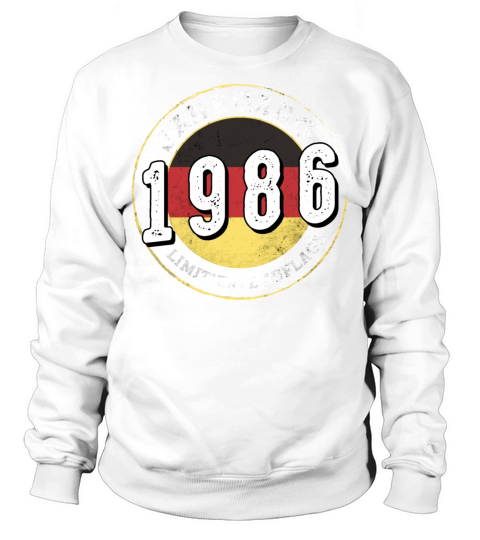 Jahrgangs 1986 38 years old Vintage 1986 Sweatshirt Unisex