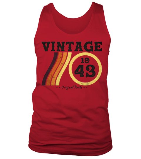 Classic Vintage 1943 - Limited Edition Retro 81 Tank Top Unisex
