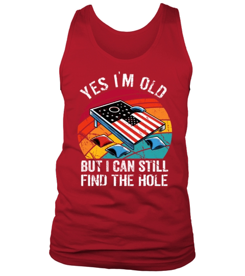 Grandpa Cornhole Senior Saying - Yes Im Old But Tank Top Unisex