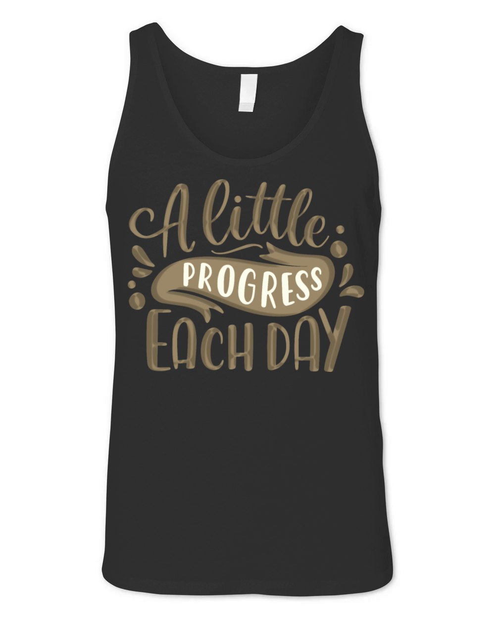 a little progress each day Unisex Jersey Tank