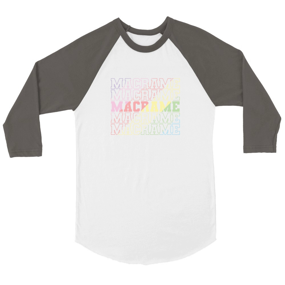 Macrame cool Hobby Macrame Unisex ¾ sleeve Raglan T-shirt