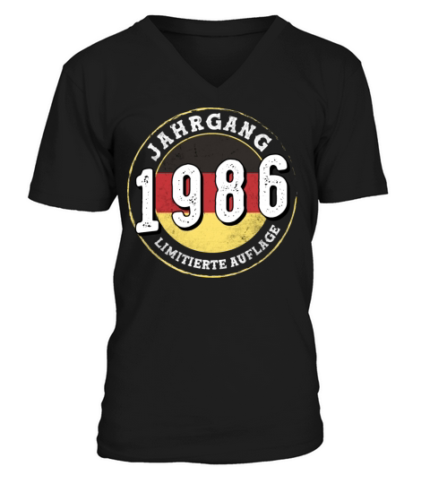 Jahrgangs 1986 38 years old Vintage 1986 V-Neck T-shirt