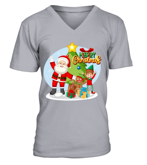 Merry Christmas V-Neck T-shirt