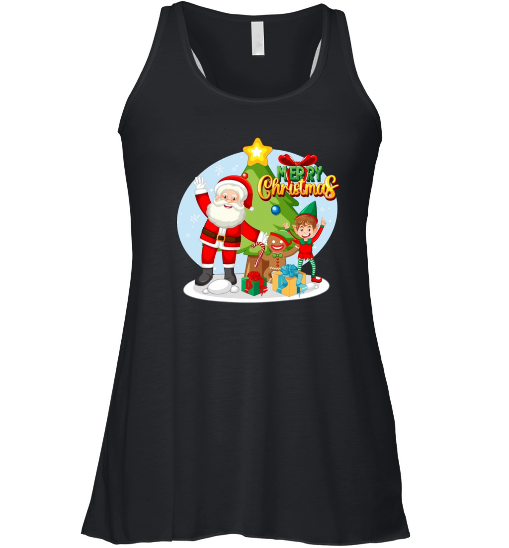 Merry Christmas Women's Flowy Tank Top