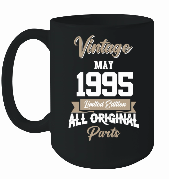 May 1995 Vintage Birthday Present Ceramic Mug