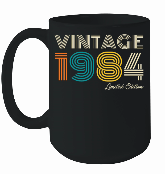 Vintage1984 Limited Edition 40th Birthday Ceramic Mug
