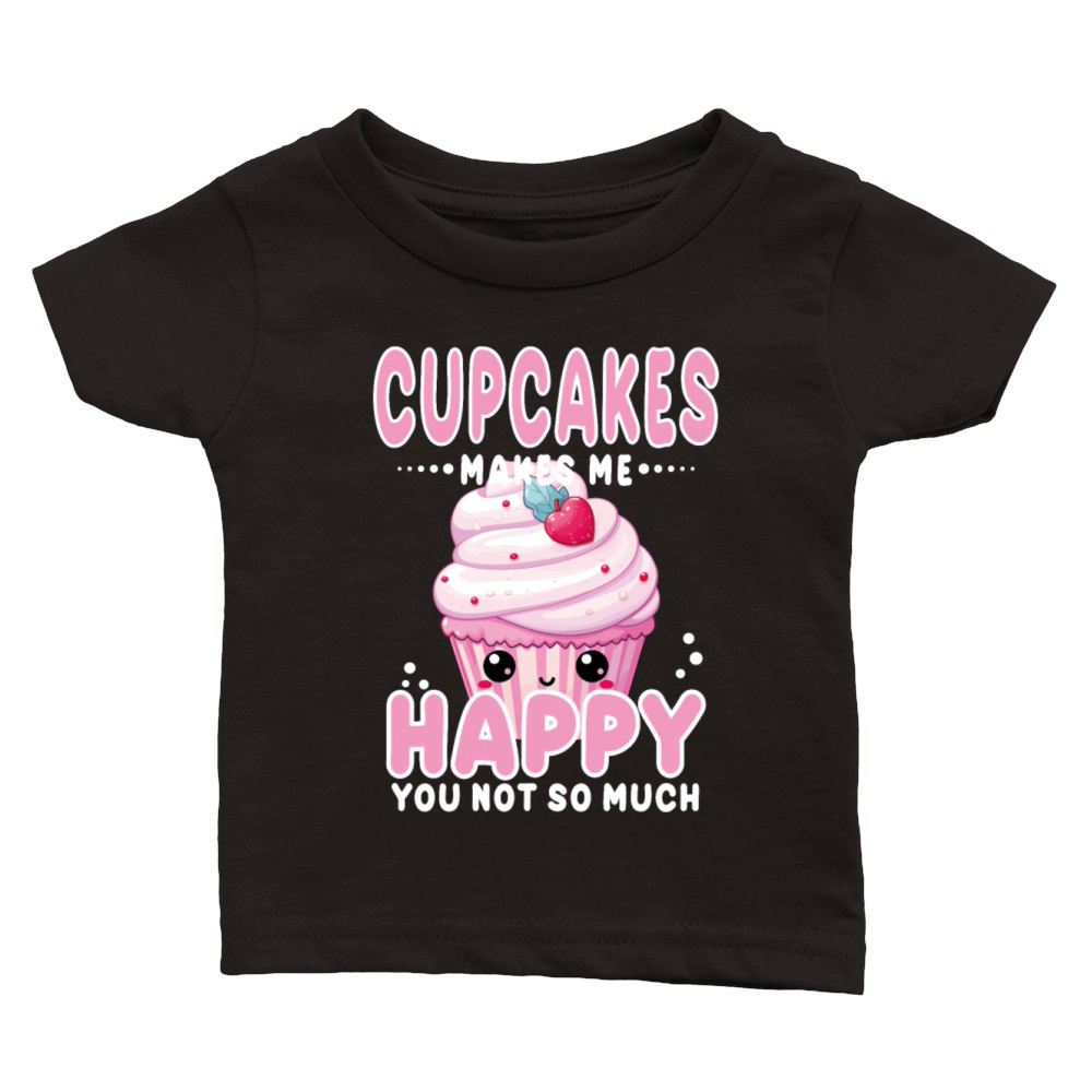 Cupcakes Kawaii Classic Baby Crewneck T-shirt