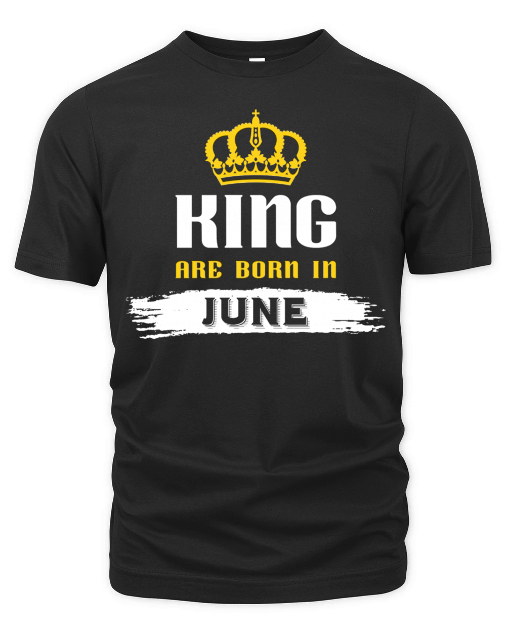 King Are Born in June Organic Unisex T-shirt
