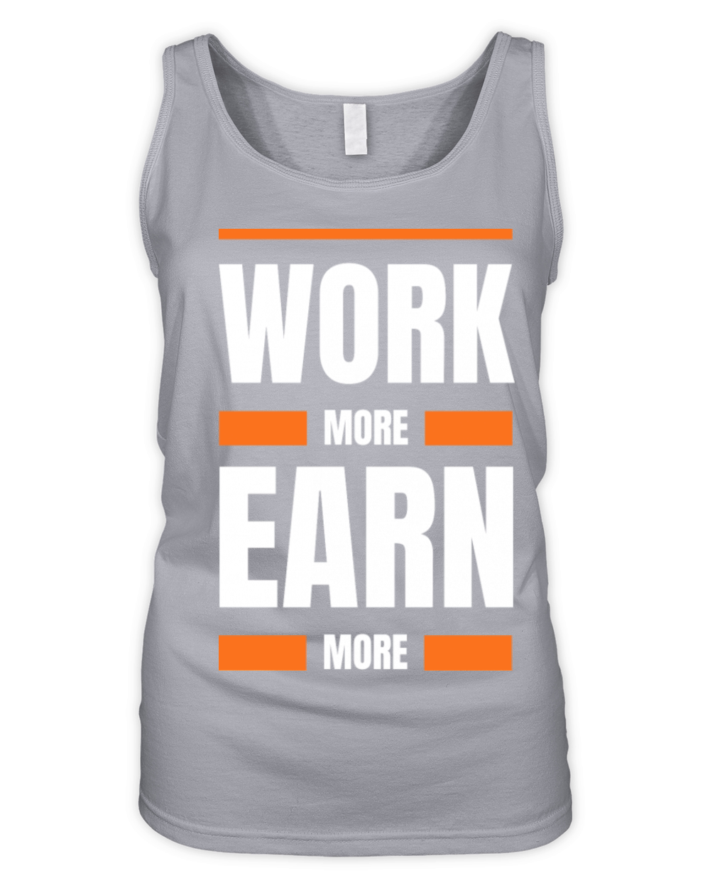 Work more earn more Organic Women's Tank Top