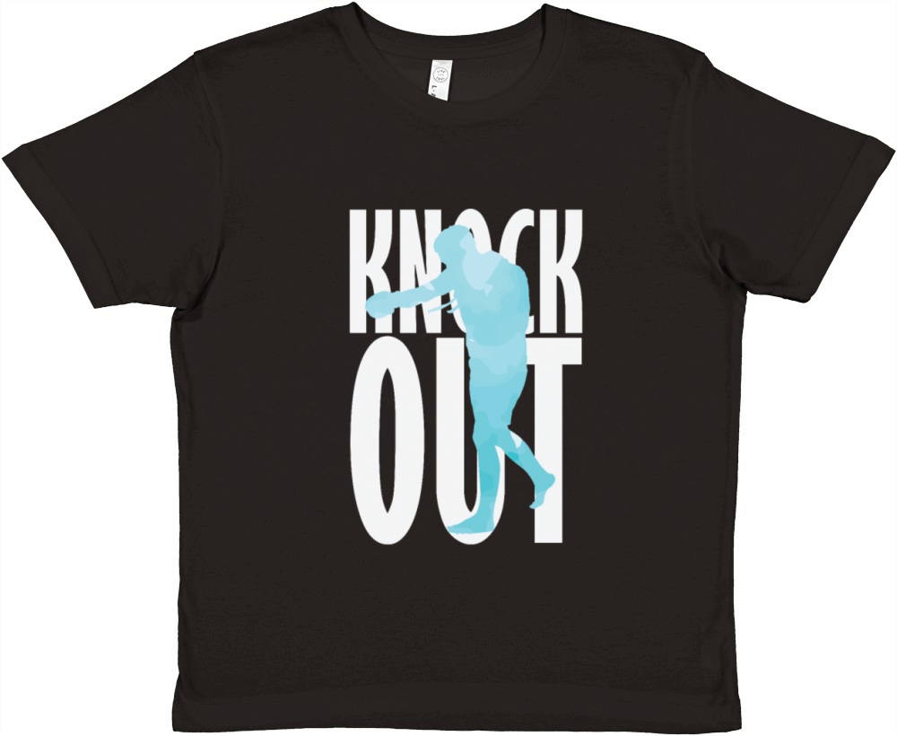 Knock Out Boxing Premium Kids Crewneck T-shirt