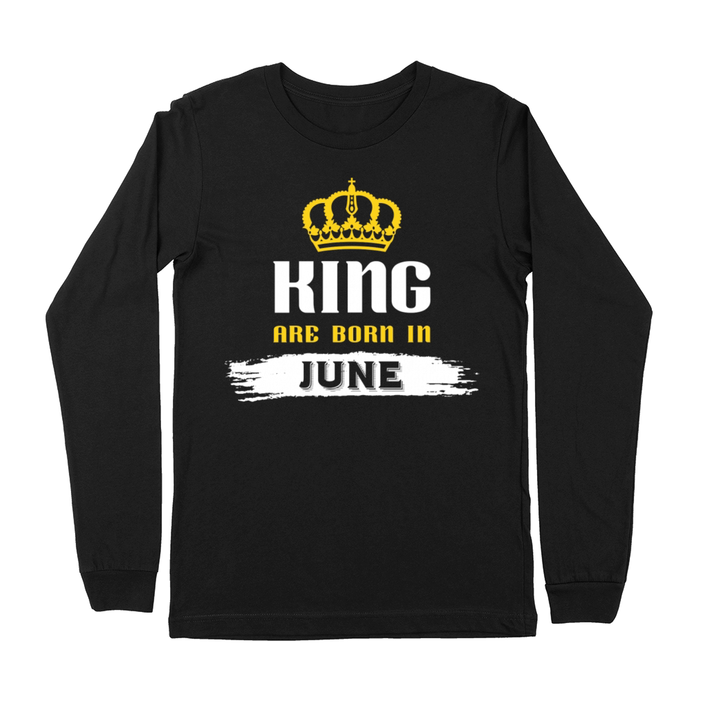 King Are Born in June Premium Long Sleeve