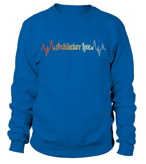Architecture Love Pulse Line Sweatshirt Unisex