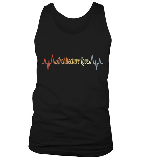 Architecture Love Pulse Line Tank Top Unisex