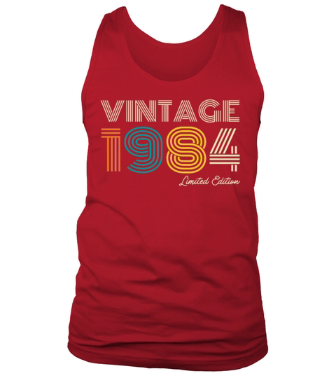 Vintage1984 Limited Edition 40th Birthday Tank Top Unisex