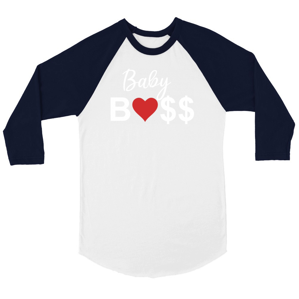 FAMILY BABY BOSS Unisex ¾ sleeve Raglan T-shirt