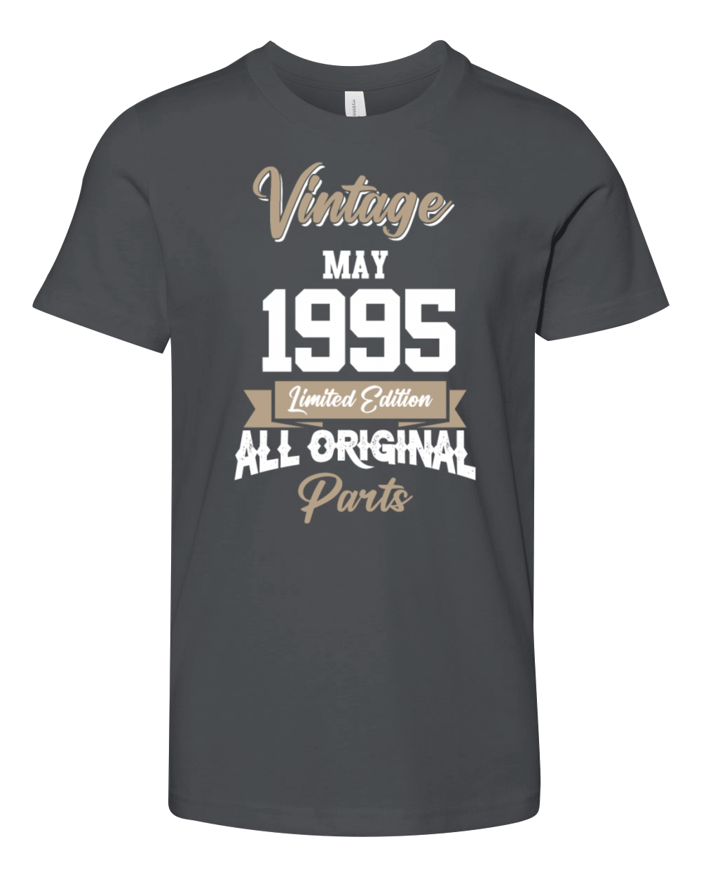 May 1995 Vintage Birthday Present Youth Unisex Jersey Tee