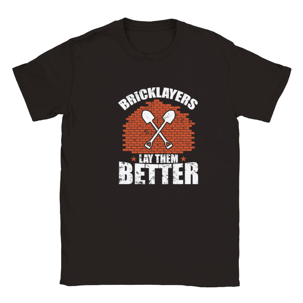 Bricklayers Lay them Better Craftsman Profession Classic Kids Crewneck T-shirt